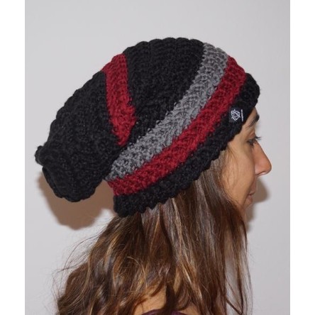 Mystic Beanie Interwine rot